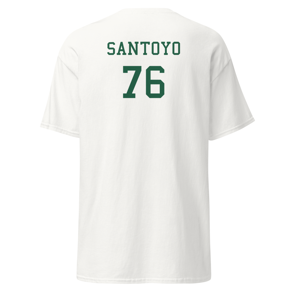 Schurr High School Football  - 2026 Player T-Shirt "SANTOYO"