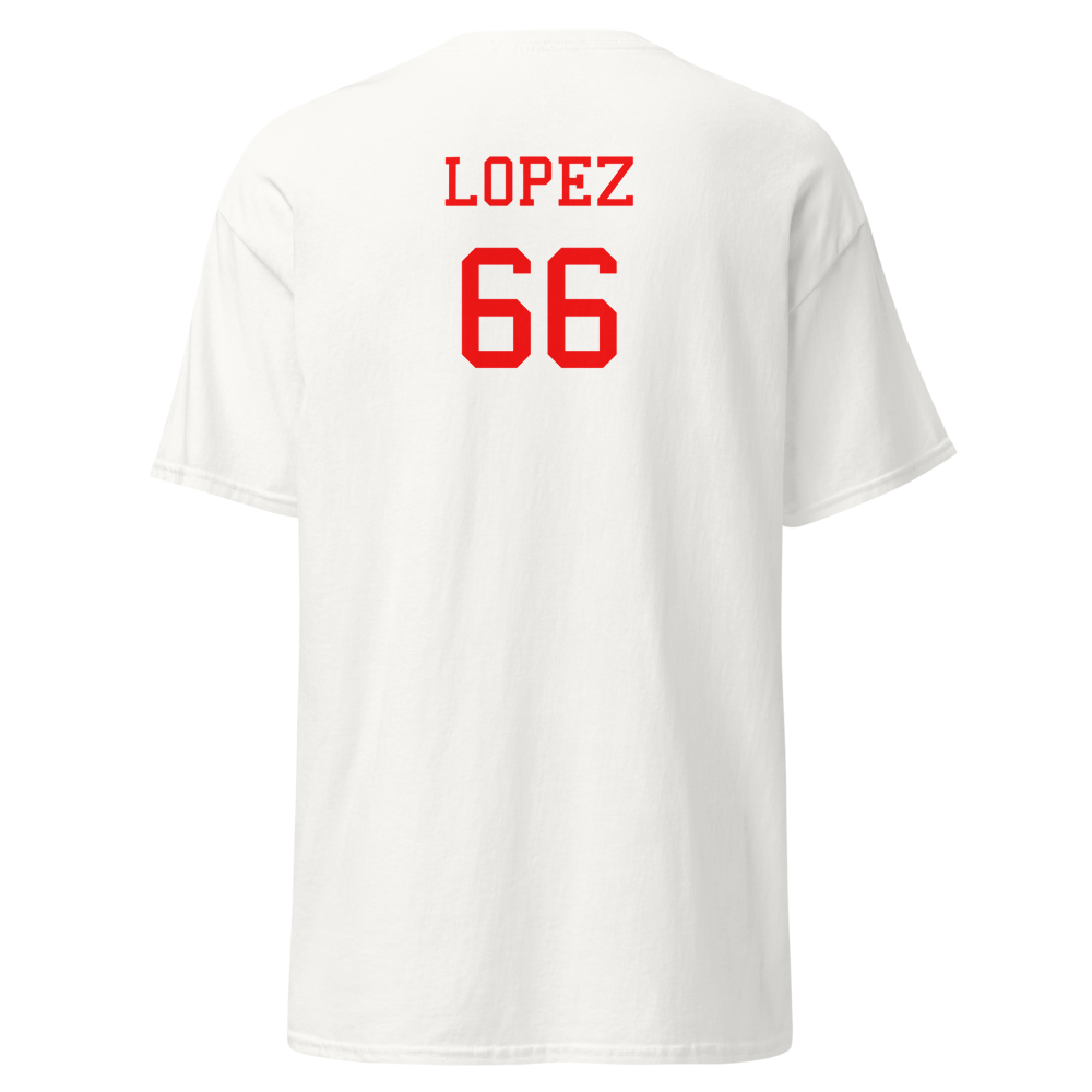 Loara High School Football Player T-Shirt "LOPEZ"