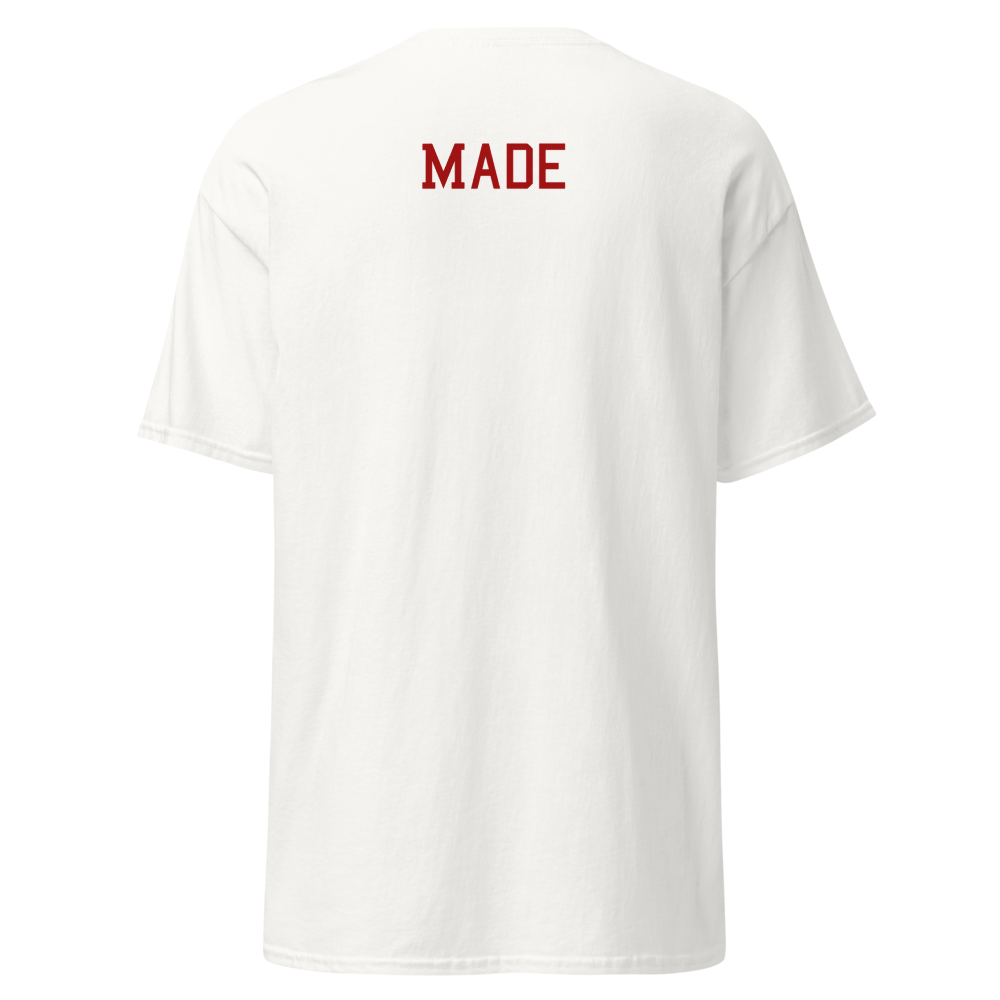 Monte Vista Varsity Cheer (Spring Valley) Home Page Player T-Shirt "Made"