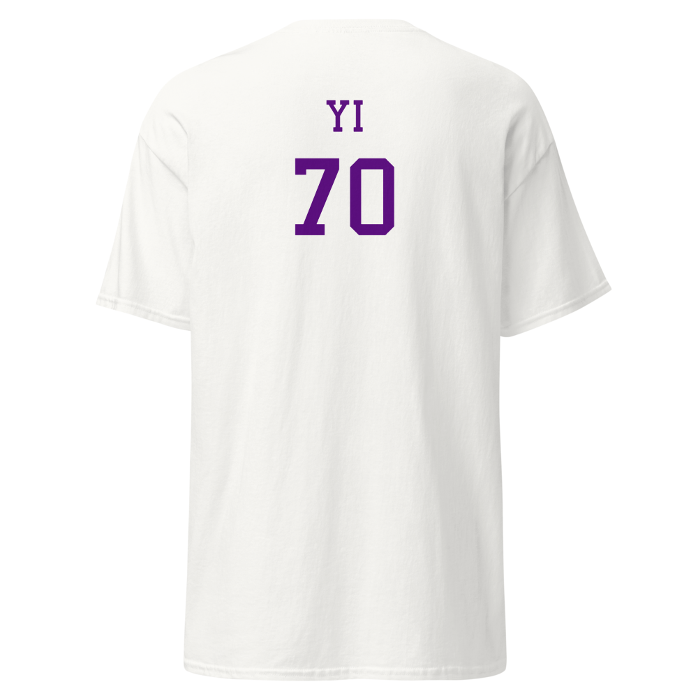 Diamond Bar Football Player T-Shirt "YI"