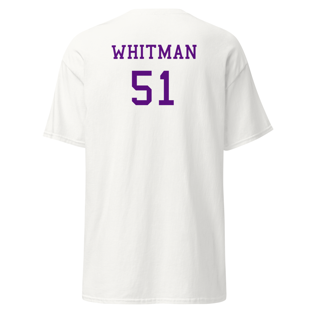 Diamond Bar Football Player T-Shirt "WHITMAN"