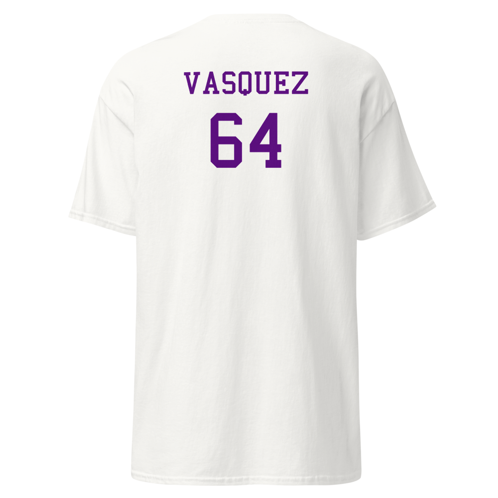 Diamond Bar Football Player T-Shirt "VASQUEZ"