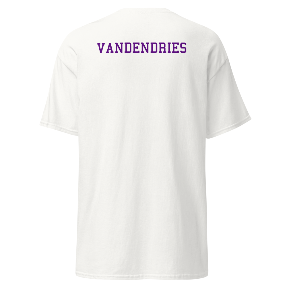 Diamond Bar Baseball Player T-Shirt "VANDENDRIES"