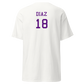 Diamond Bar Girls Soccer Player T-Shirt "DIAZ"