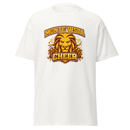Monte Vista Varsity Cheer (Spring Valley) Home Page Player T-Shirt "GASTELUM"