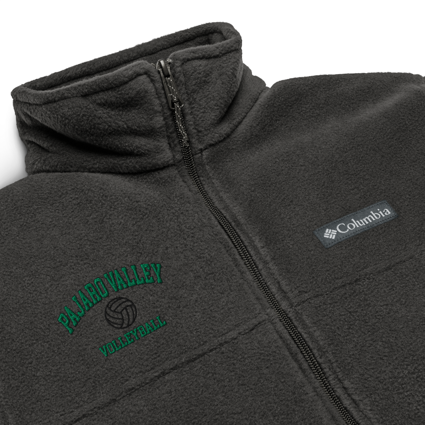 Pajaro Valley Girls VB Unisex Columbia fleece jacket