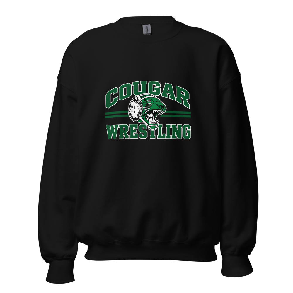 Cougar Wrestling - Unisex Crew Neck Sweatshirt