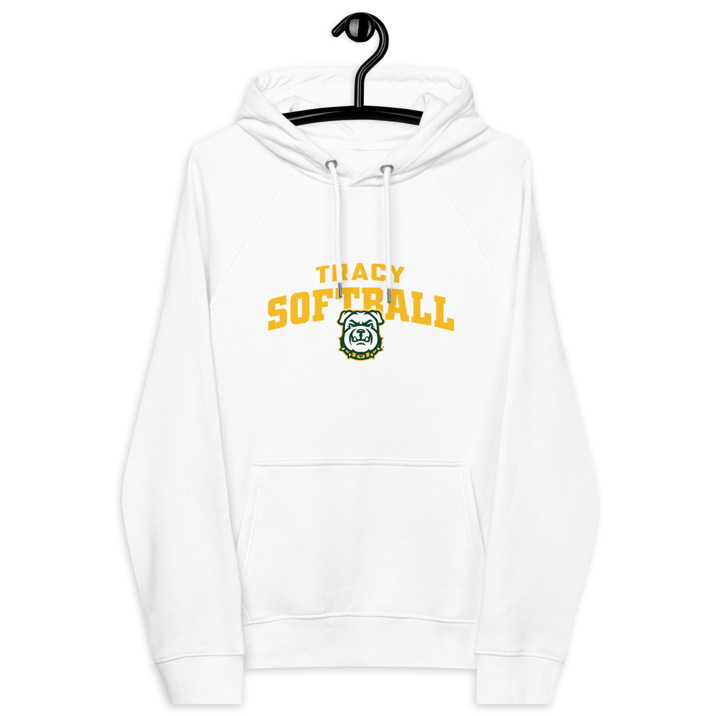 Tracy Softball Unisex eco raglan hoodie