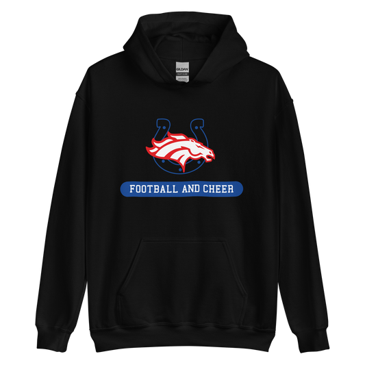 Colts & Broncos Cheer/football Unisex Hoodie