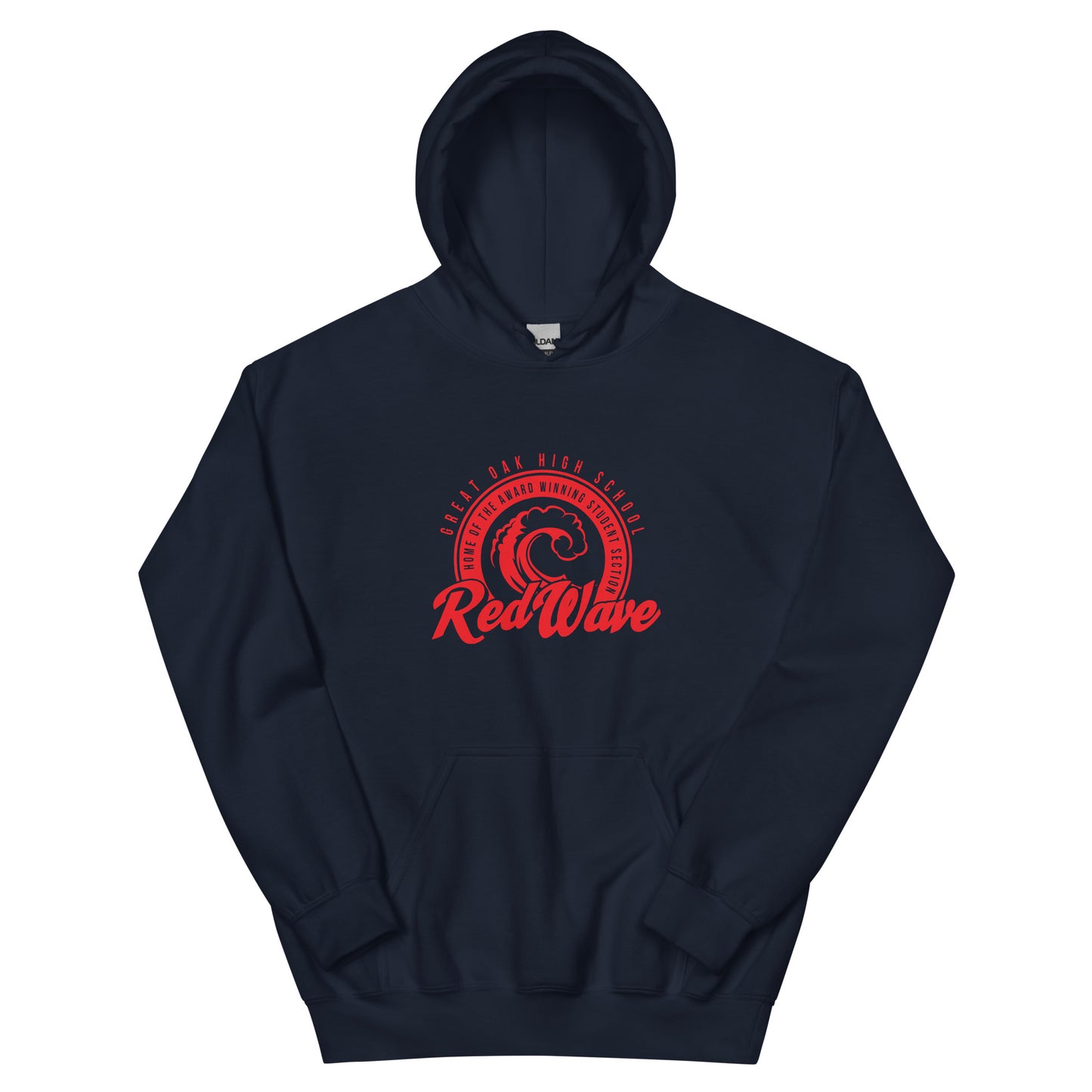 Red Wave Hoodie