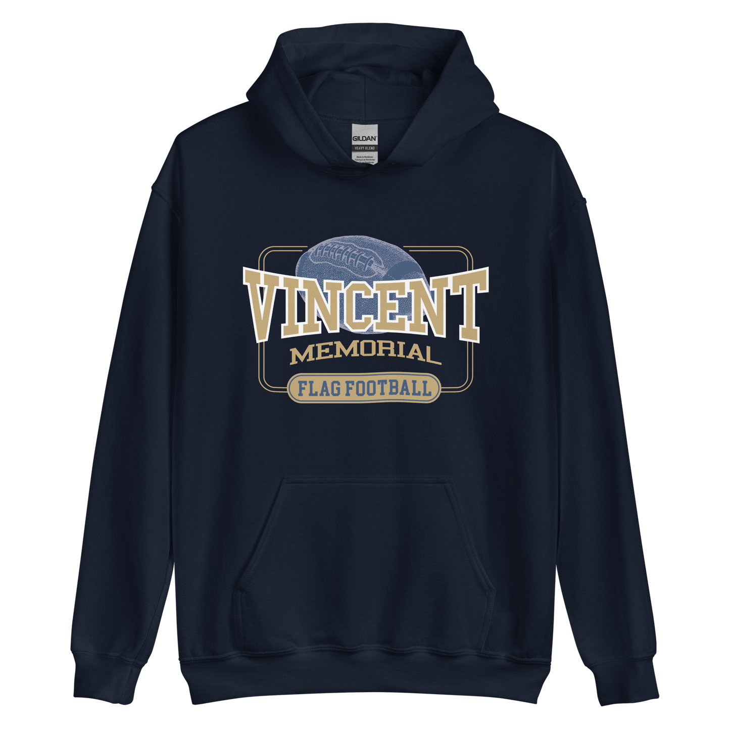 Vincent Memorial Flag Football Hoodie