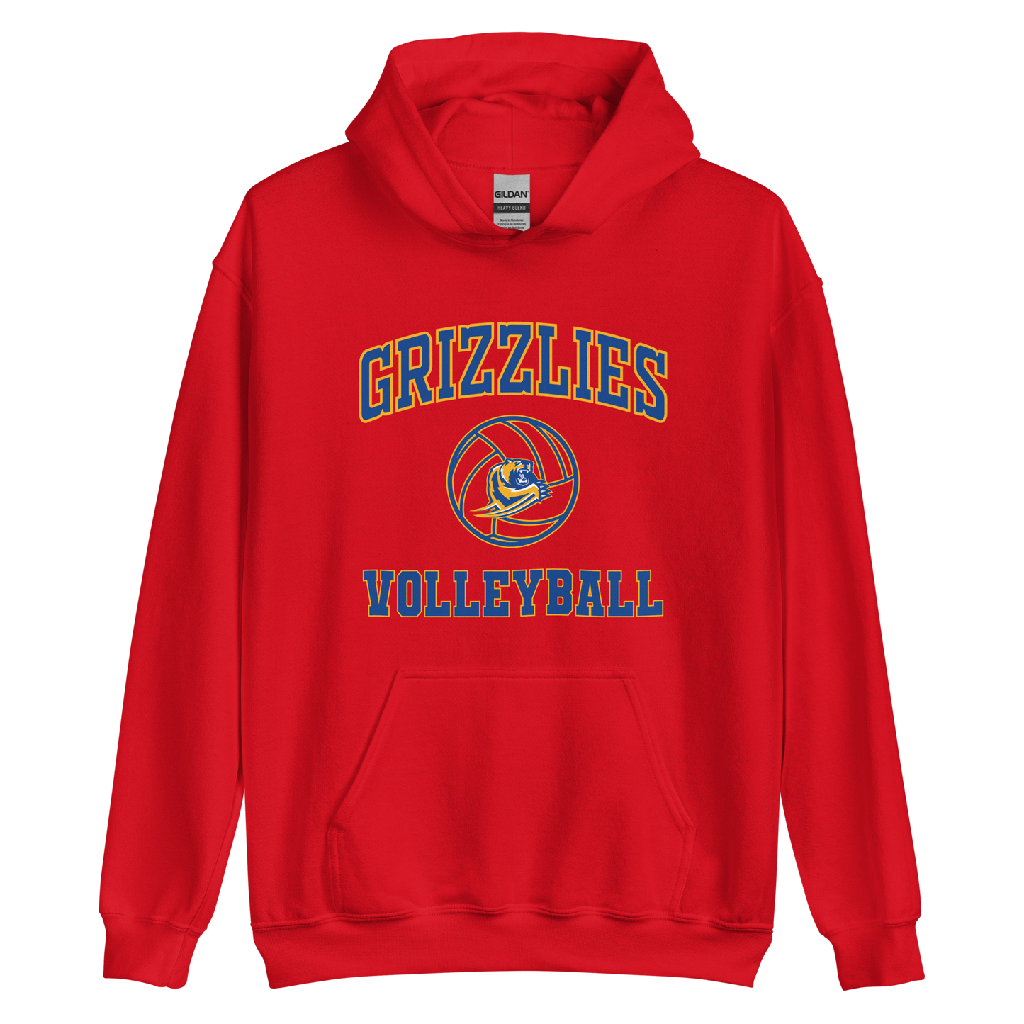 Grizzlies Volleyball Unisex Hoodie