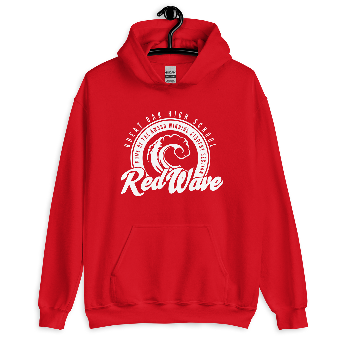 Red Wave Unisex Hoodie