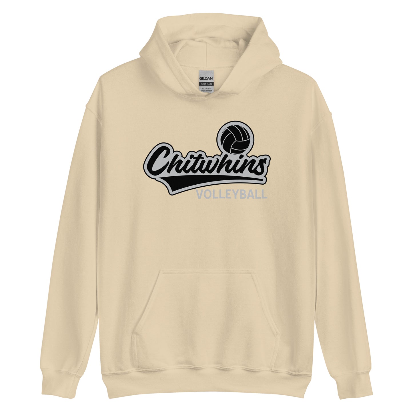 Chitwhins Middle s Volleyball Unisex Hoodie