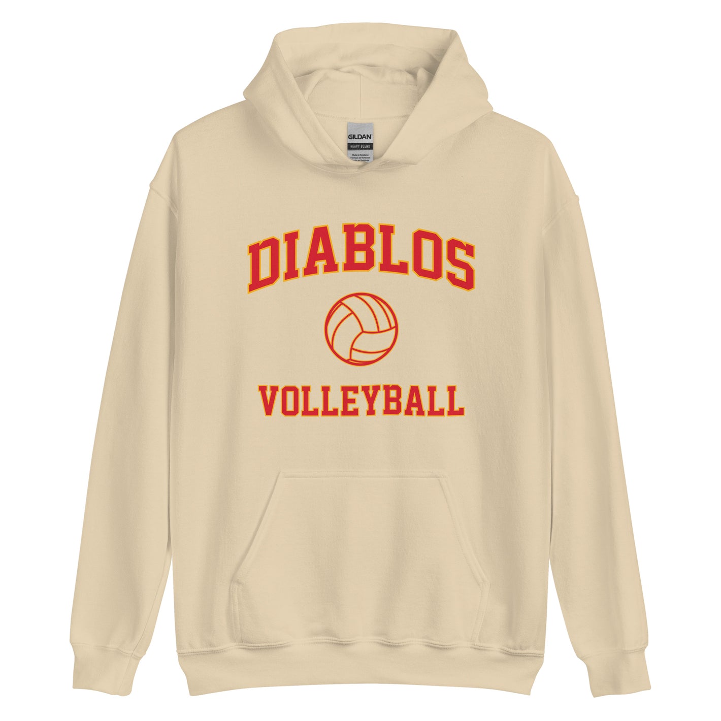 Diablos Volleyball Unisex Hoodie