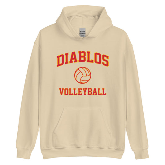 Diablos Volleyball Unisex Hoodie