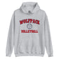 Wolfpack Volleyball  Unisex Hoodie