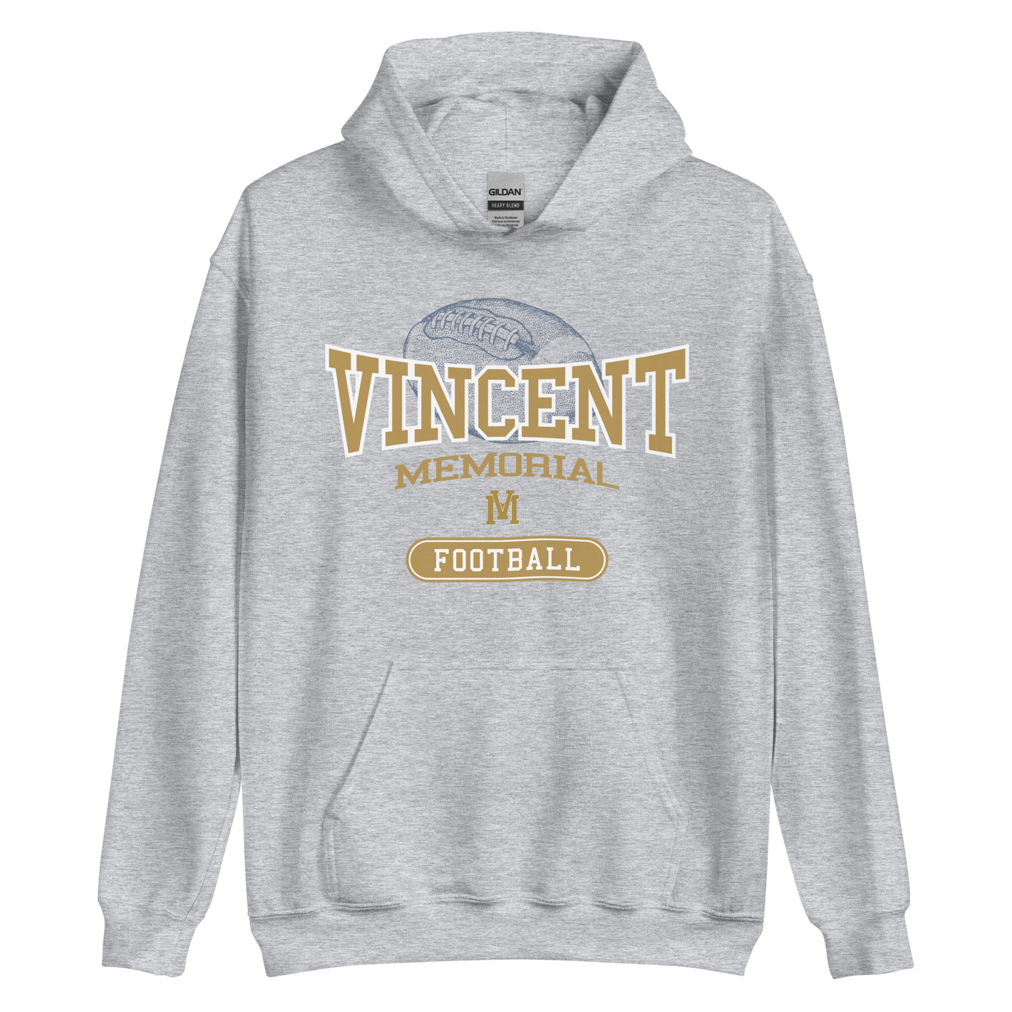 Vincent Memorial Football Hoodie