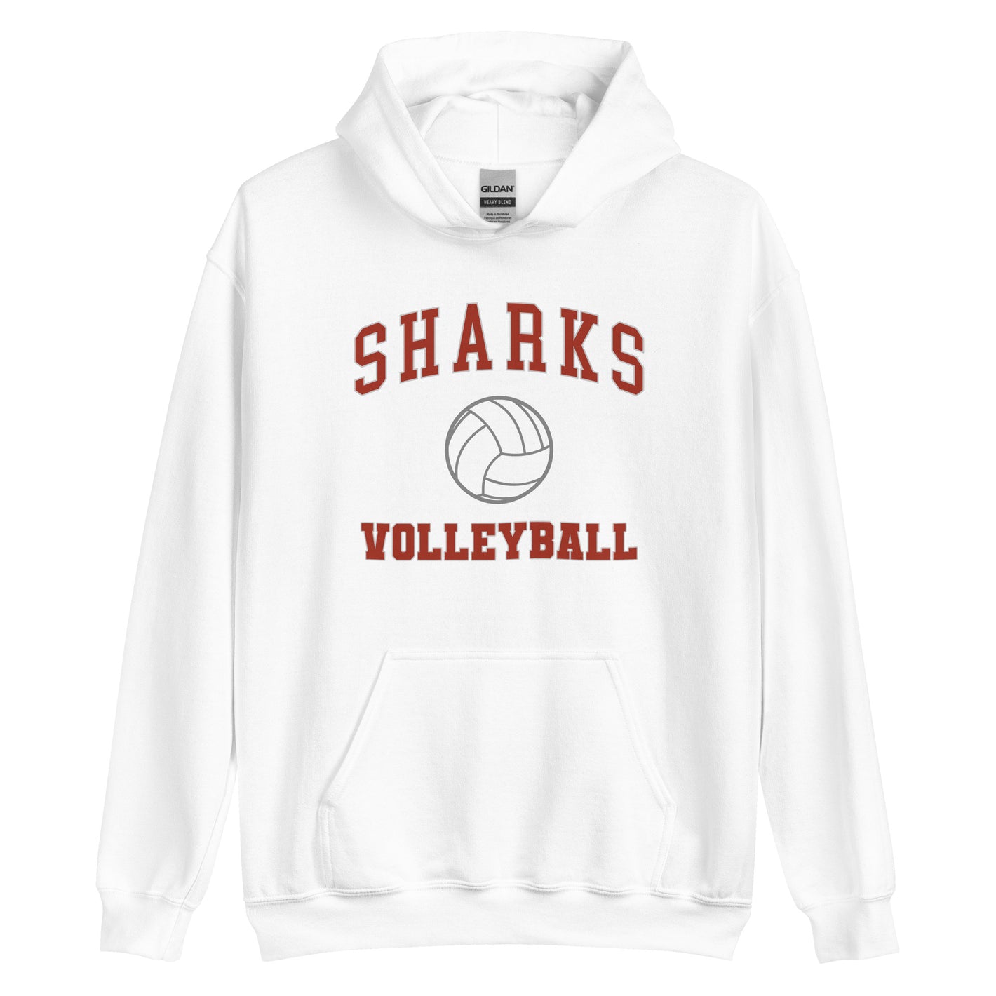 Sharks Volleyball Unisex Hoodie