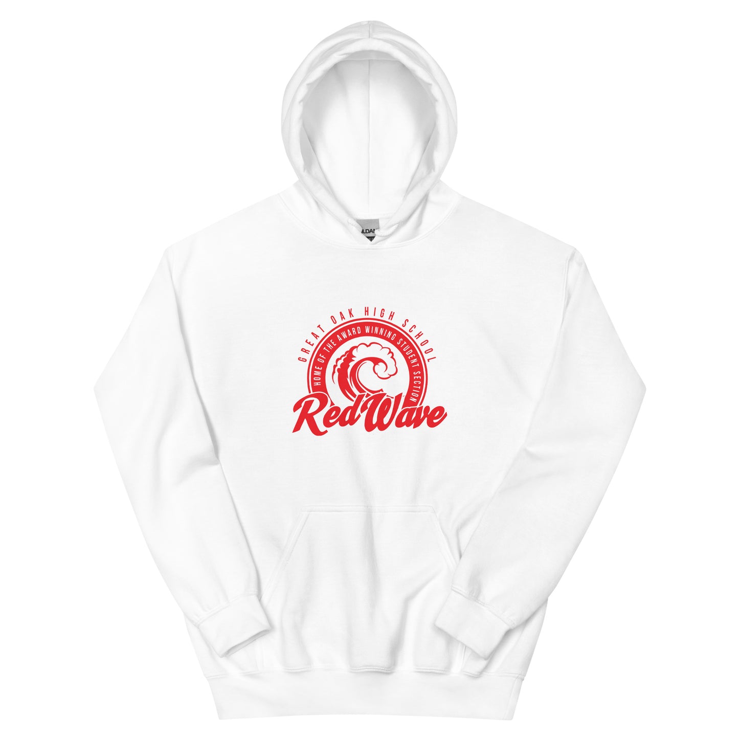 Red Wave Hoodie