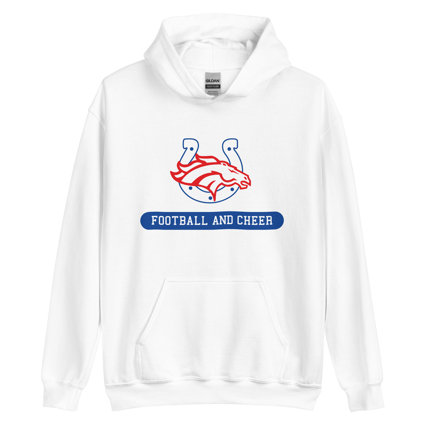 Colts & Broncos Cheer/football Unisex Hoodie