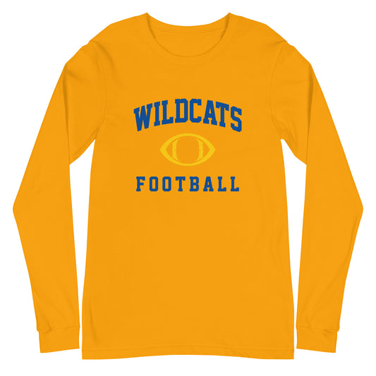 Wildcats Football Unisex Long Sleeve Tee