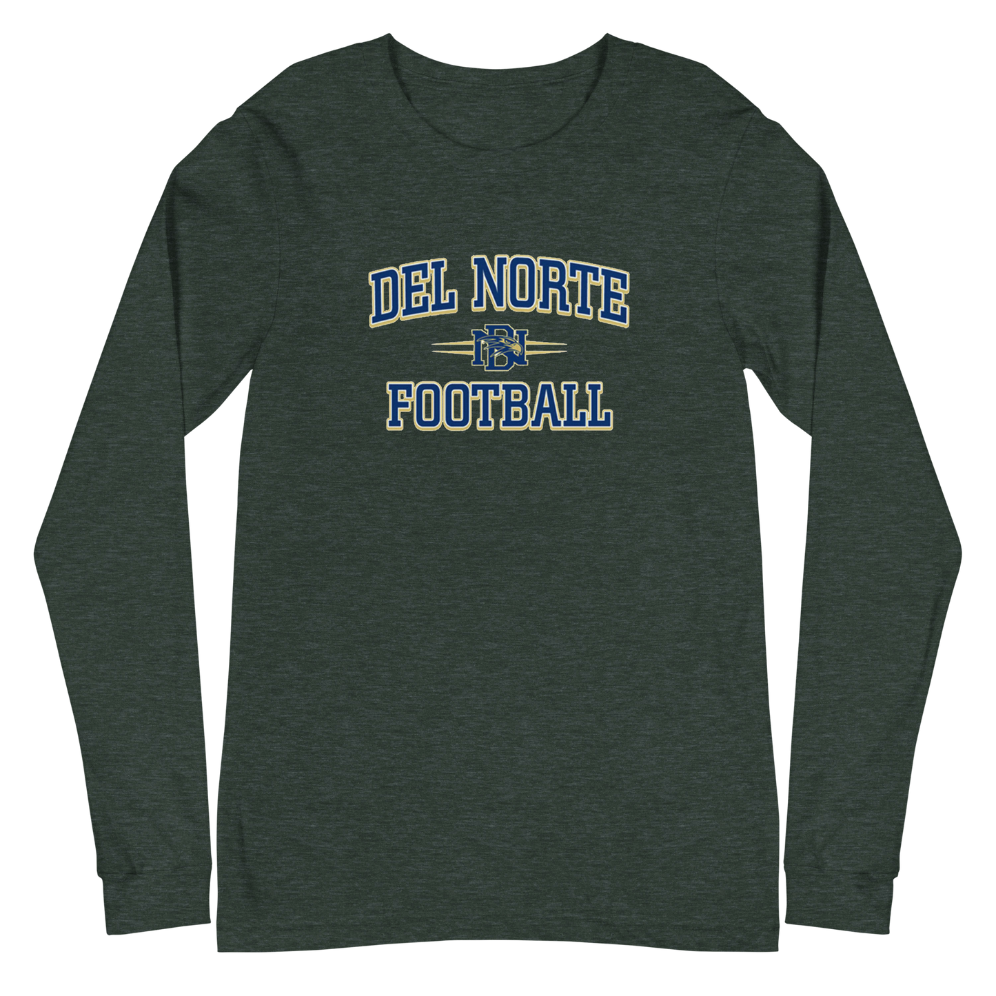 Del Norte Football Long Sleeve Tee