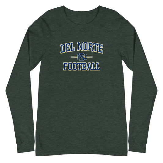 Del Norte Football Long Sleeve Tee