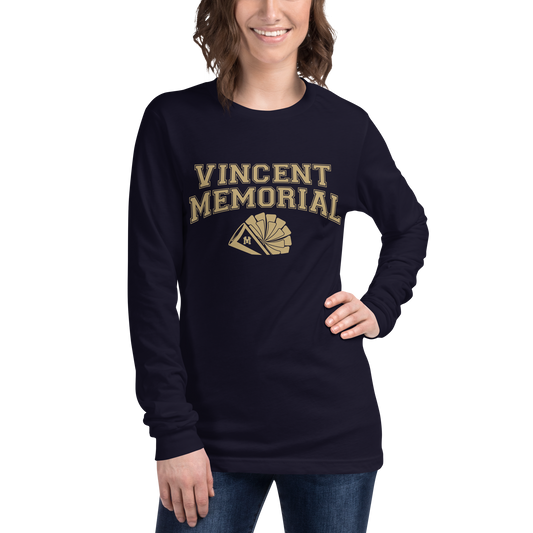 Vincent Memorial Cheer Long Sleeve Tee