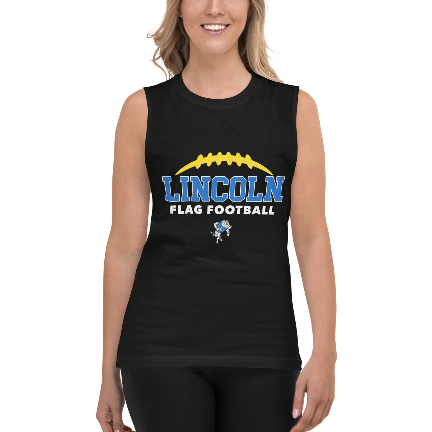 Lincoln Flag Football Women's Muscle Shirt