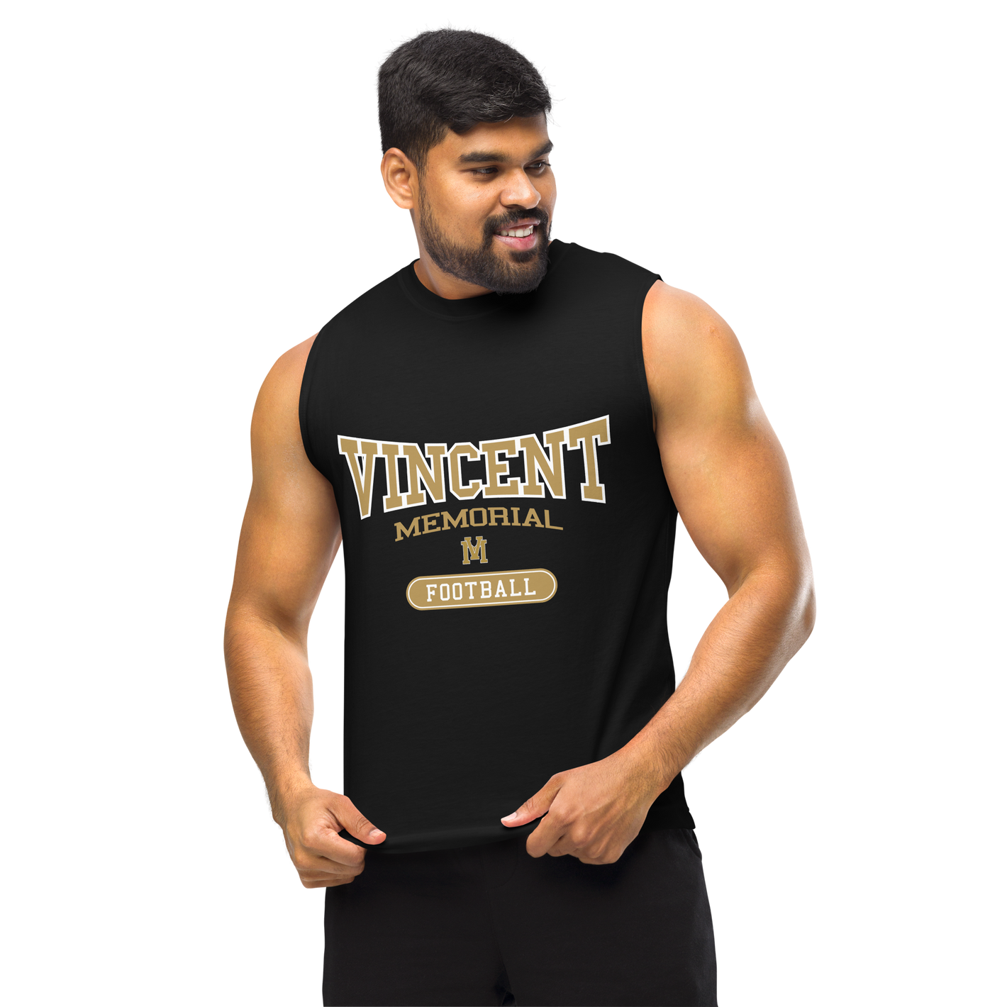 Vincent Memorial Football Muscle Shirt