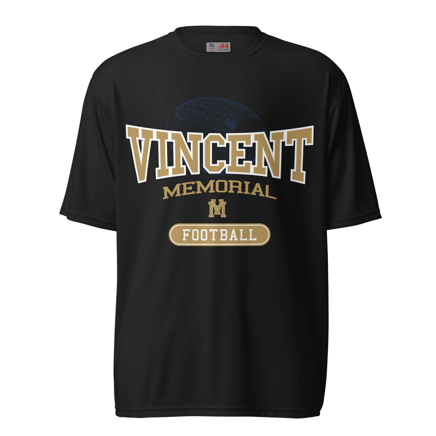 Vincent Memorial Football t-shirt