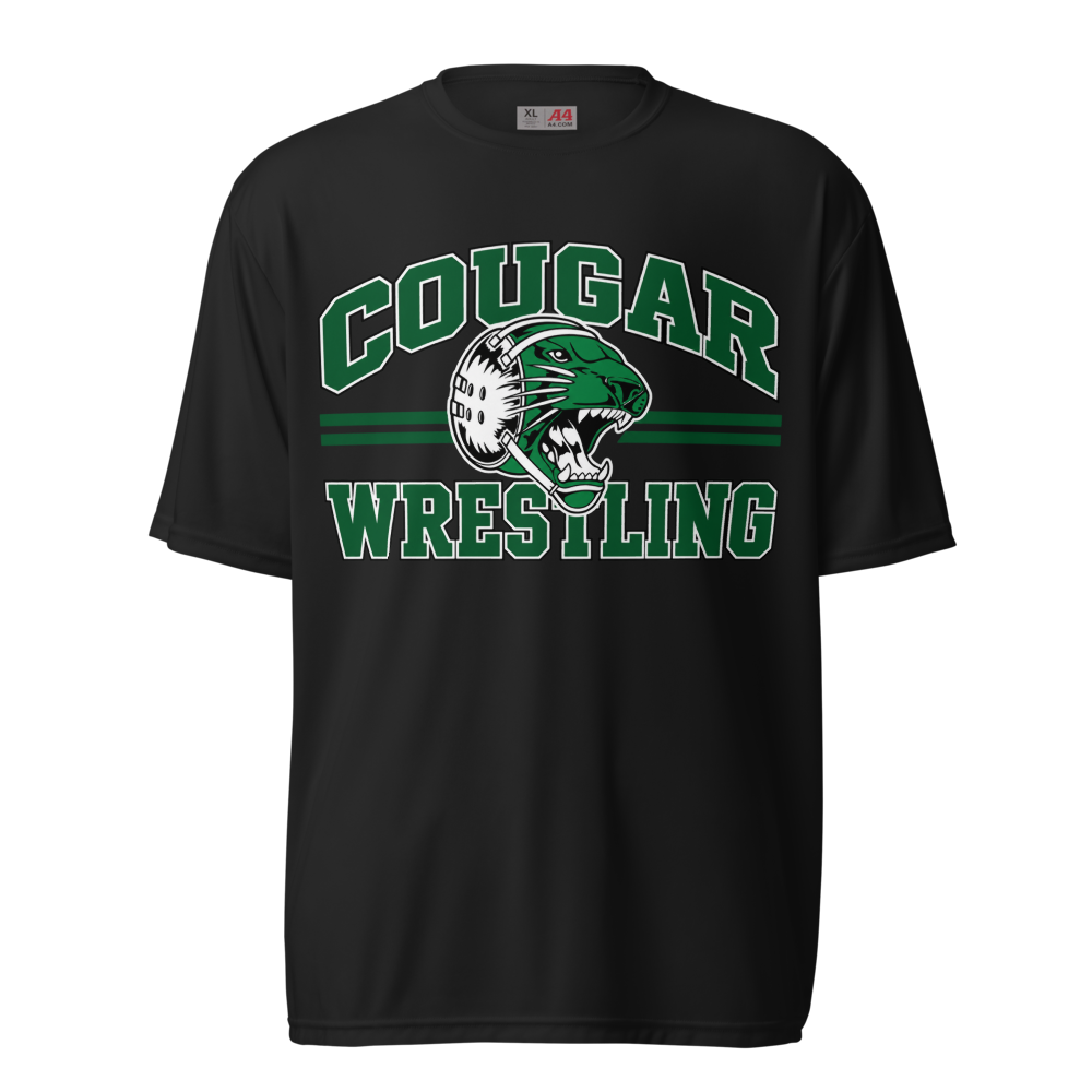 Cougar Wrestling - Unisex Performance Crew Neck T-Shirt