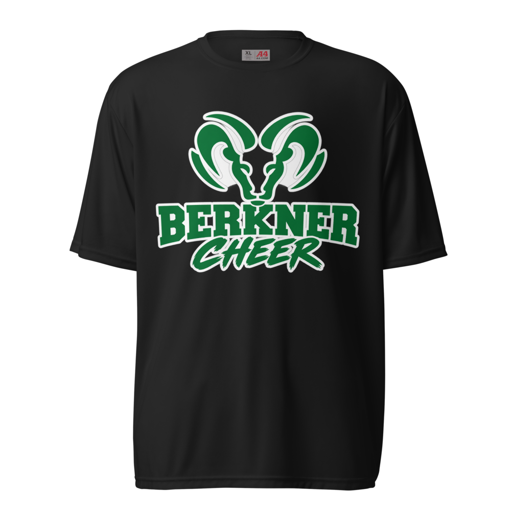Berkner Cheer - Unisex Performance Crew Neck T-Shirt