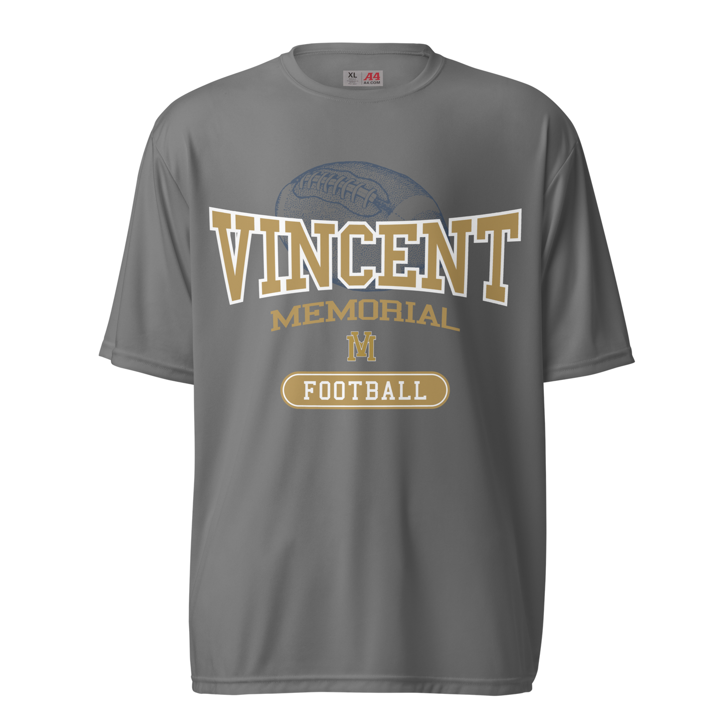 Vincent Memorial Football t-shirt