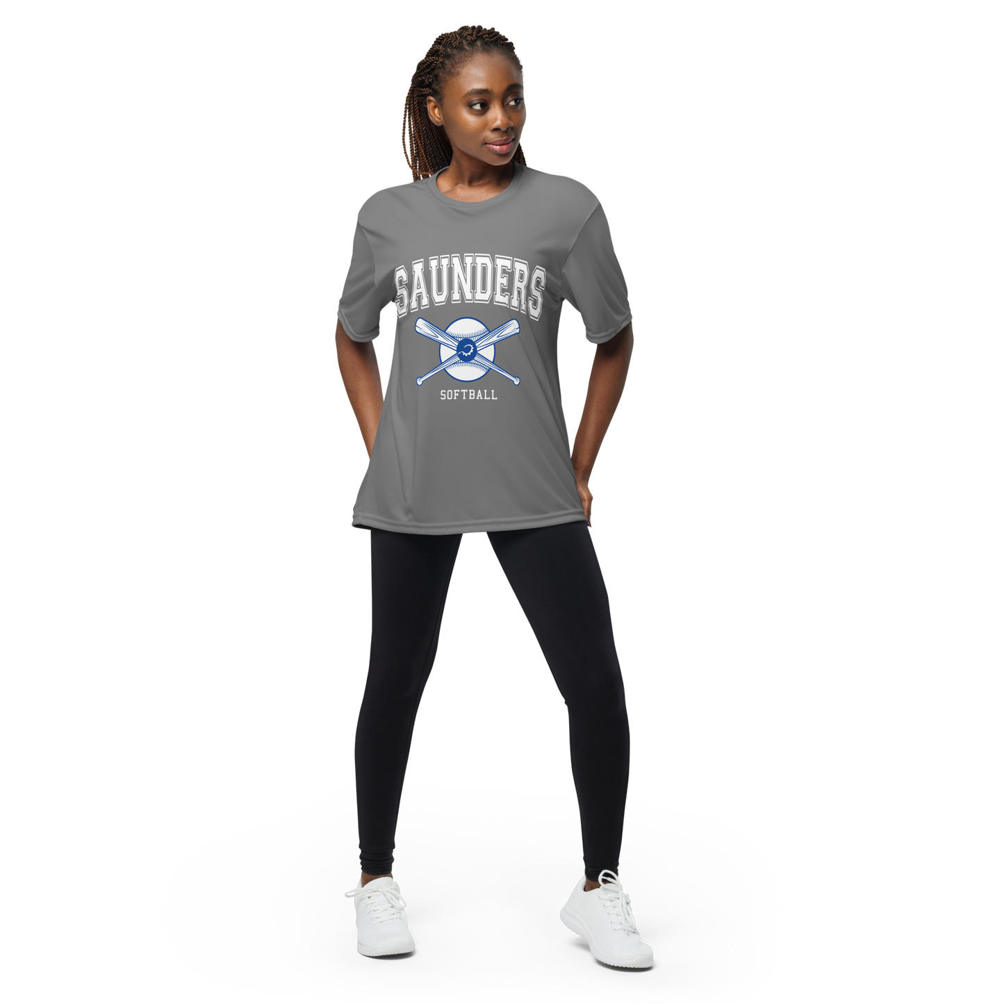 DriFit Saunders High School Softball t-shirt