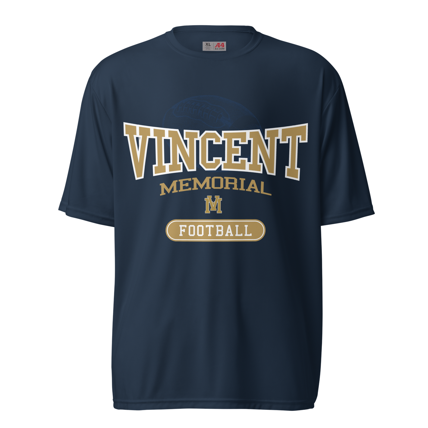 Vincent Memorial Football t-shirt