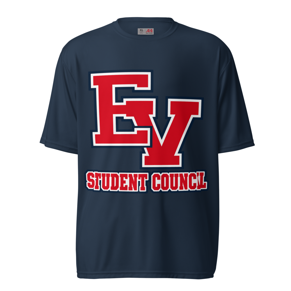 East View Student Council - Unisex Performance Crew Neck T-Shirt