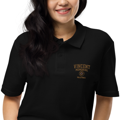 Vincent Memorial Volleyball polo shirt