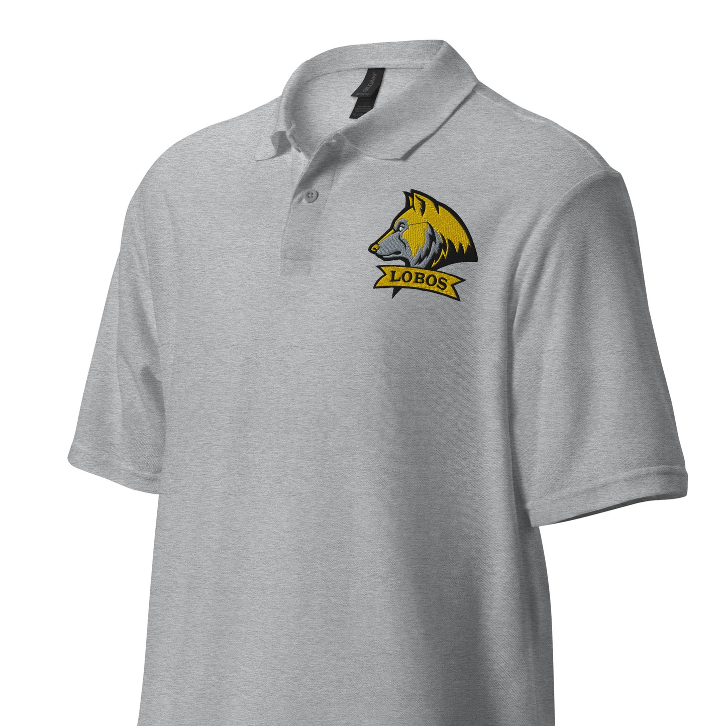 Lobos Unisex pique polo shirt