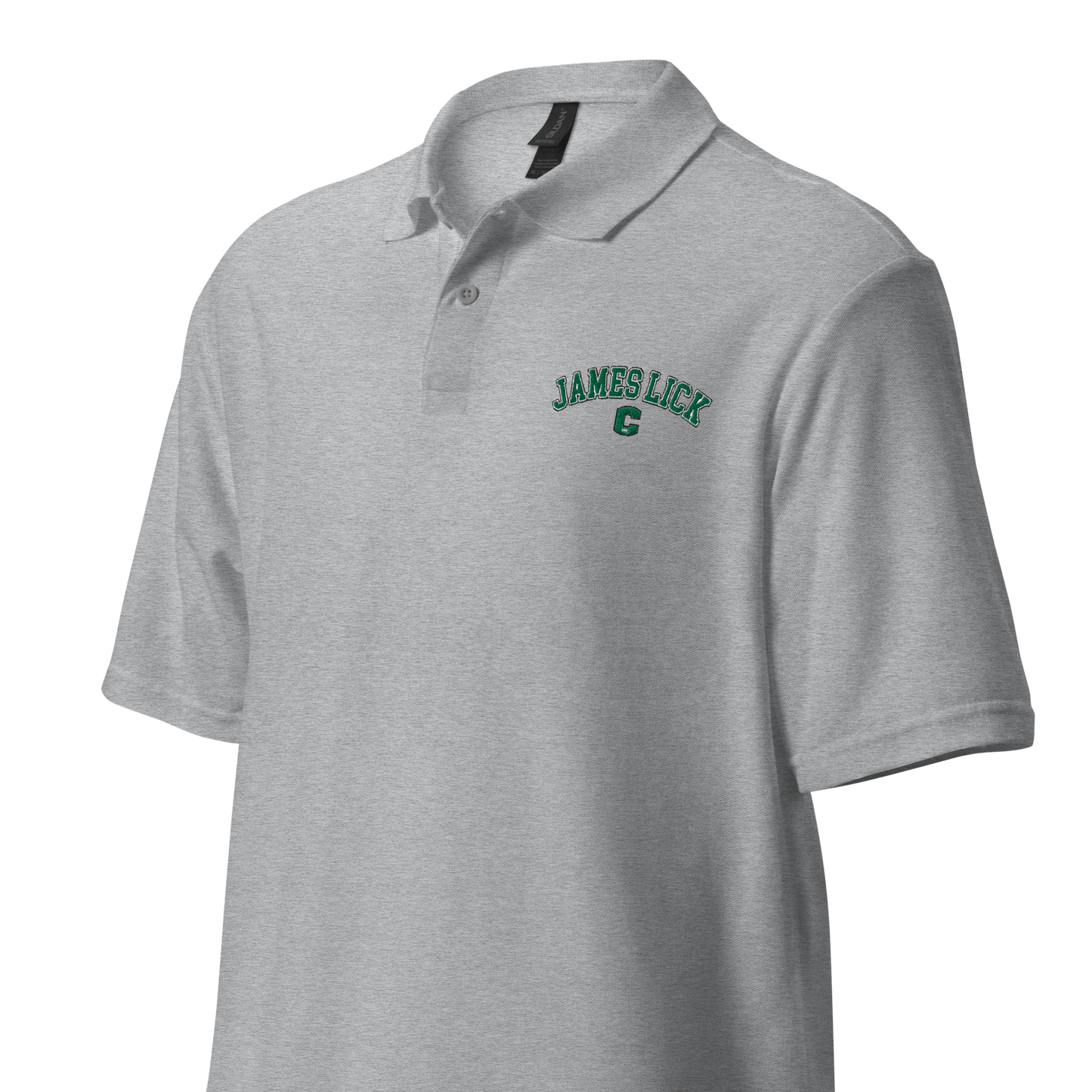 James Lick pique polo shirt