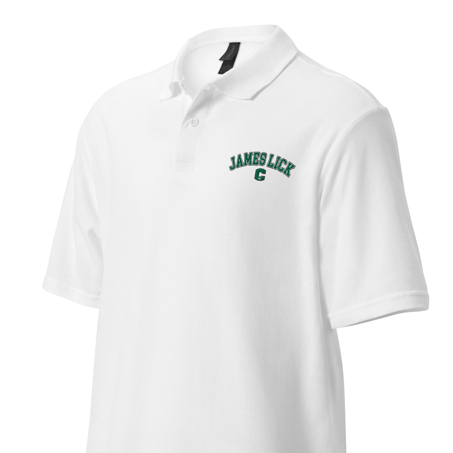 James Lick pique polo shirt