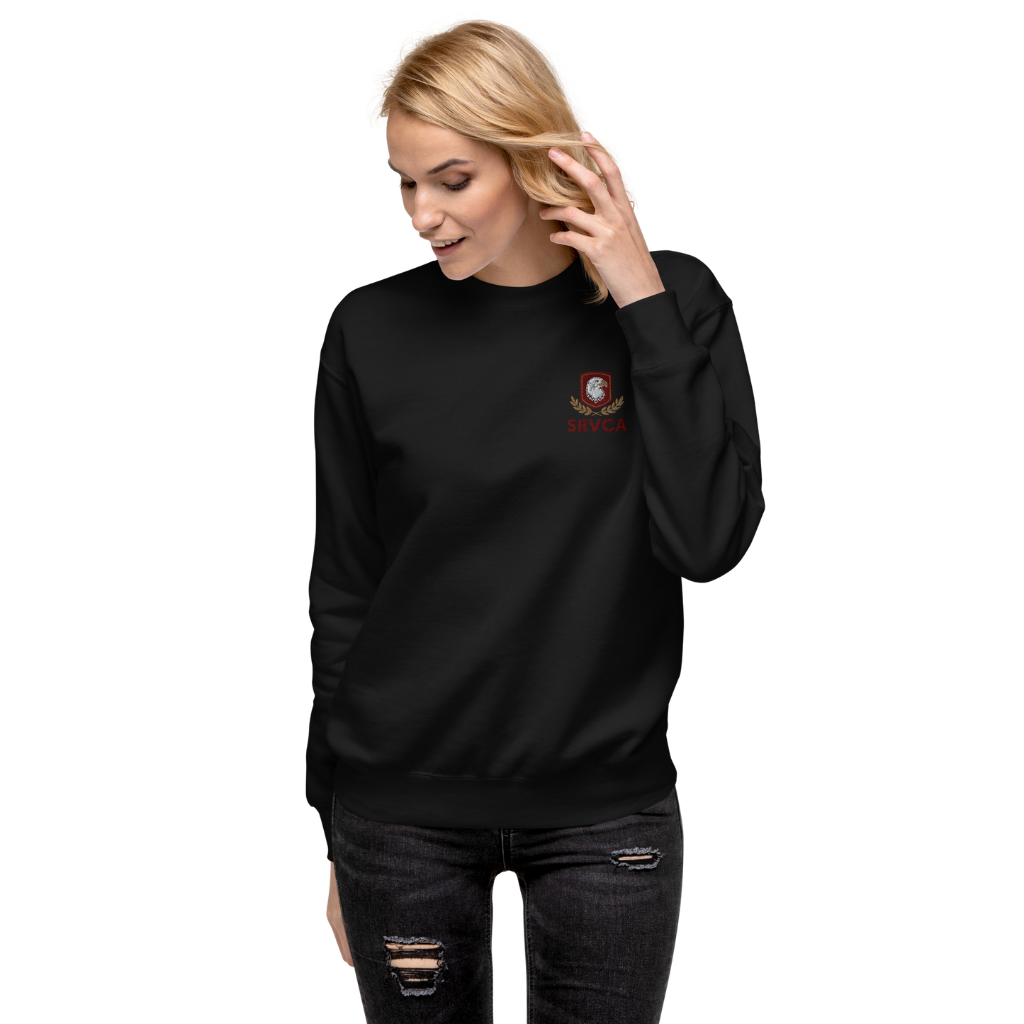 SRVCA Embroidered Unisex Premium Sweatshirt *Uniform Approved