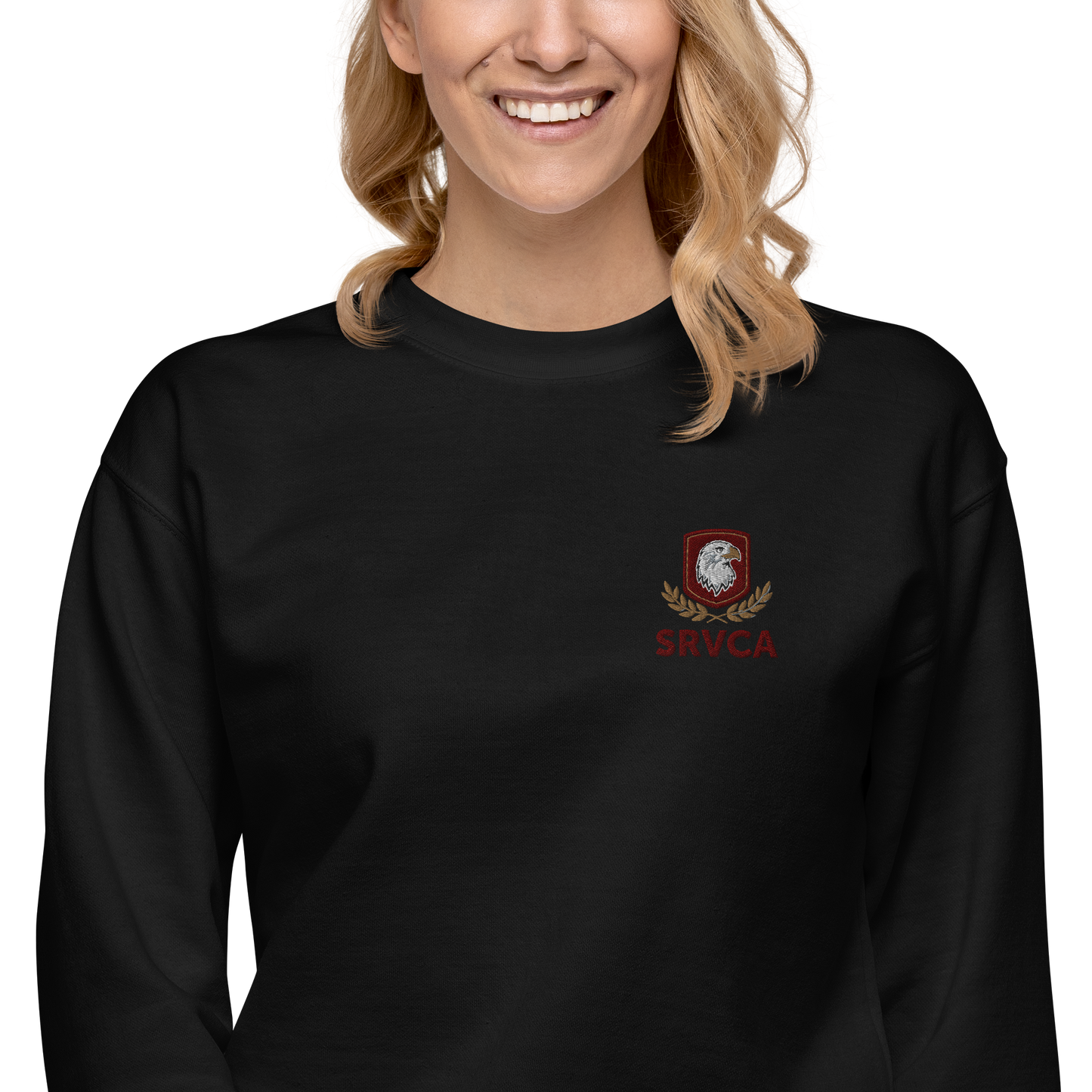 SRVCA Embroidered Unisex Premium Sweatshirt *Uniform Approved