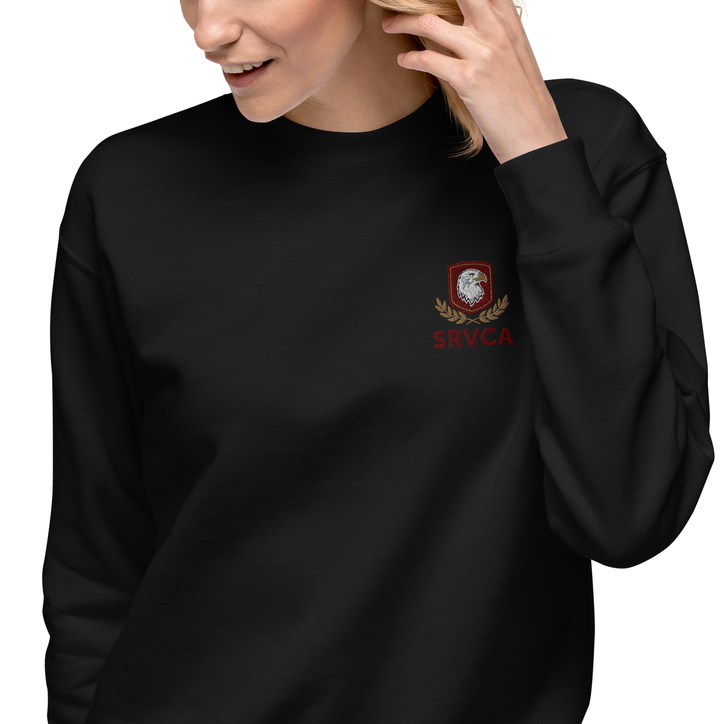 SRVCA Embroidered Unisex Premium Sweatshirt *Uniform Approved