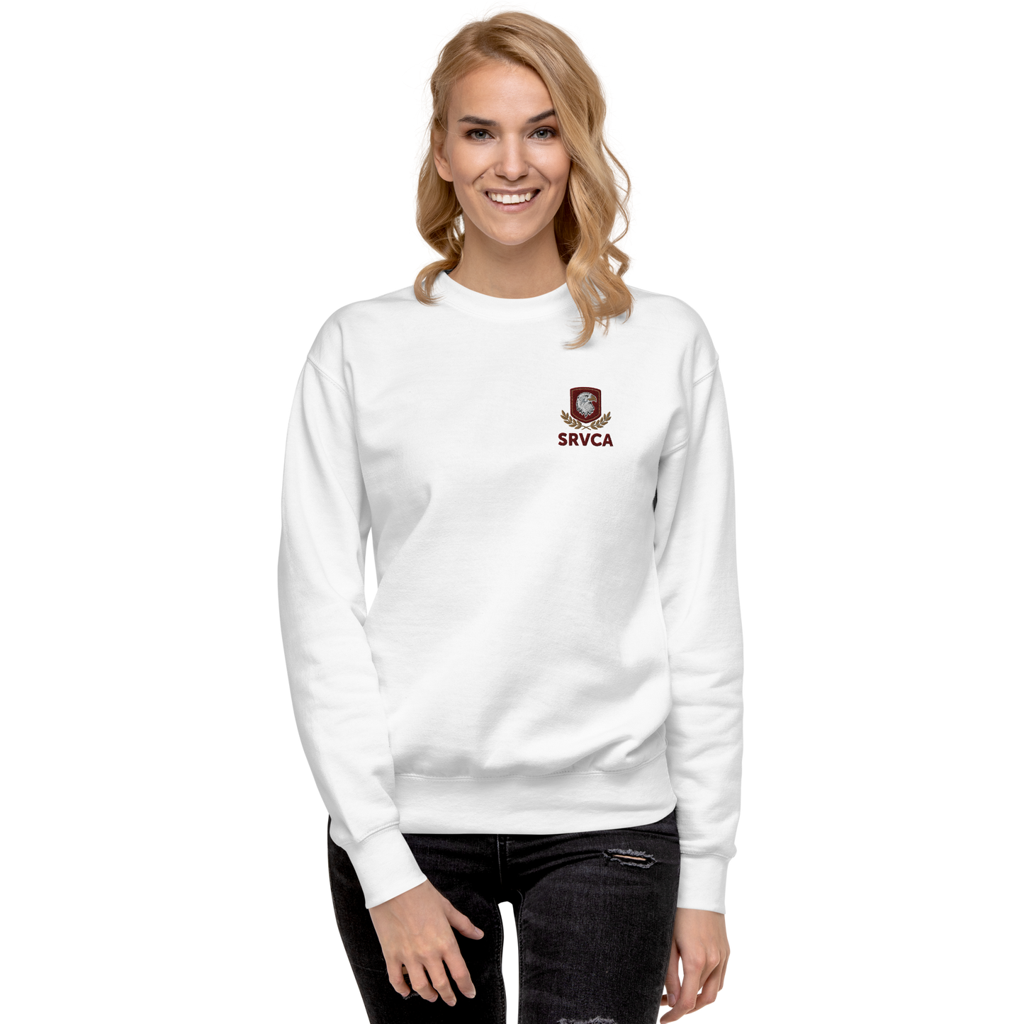 SRVCA Embroidered Unisex Premium Sweatshirt *Uniform Approved