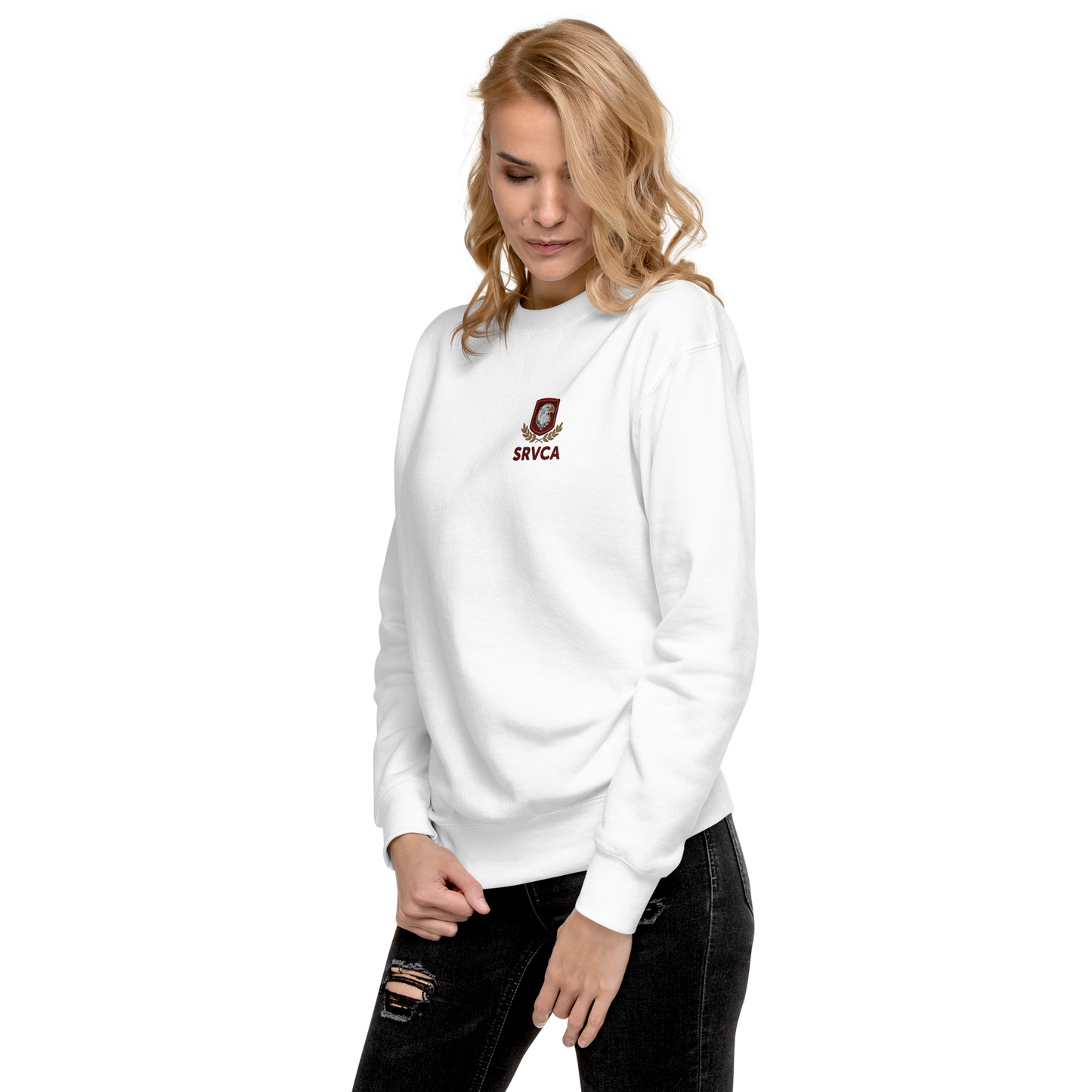 SRVCA Embroidered Unisex Premium Sweatshirt *Uniform Approved