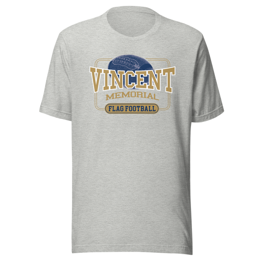 Vincent Memorial Flag Football t-shirt