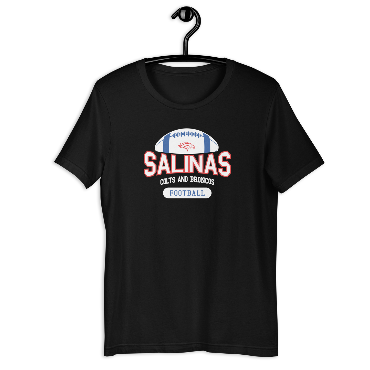 Salinas Colts and Broncos Football Unisex t-shirt