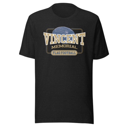 Vincent Memorial Flag Football t-shirt